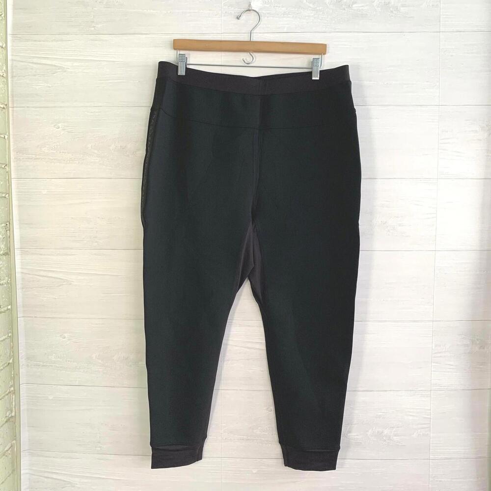 NWT Zaggora London - Black Thermoluxe jogger pants, sz 18 US